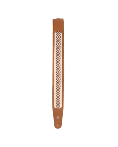 D’Addario. Correa para guitarra de cuero híbrida, Desert