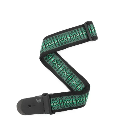 Correa para guitarra textil de 5 cm, Monterey 3 - Verde