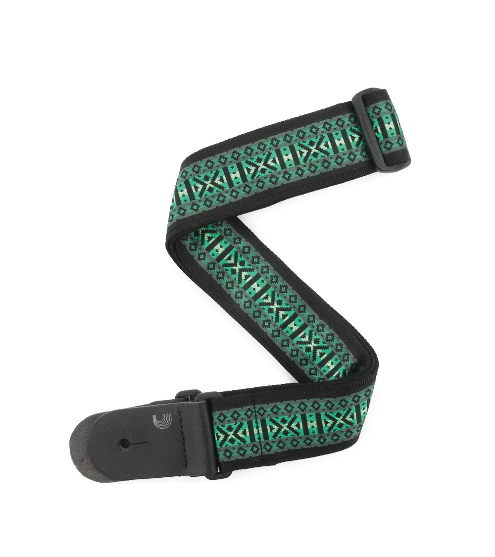 Correa para guitarra textil de 5 cm, Monterey 3 - Verde