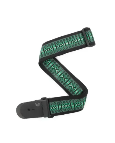 Correa para guitarra textil de 5 cm, Monterey 3 - Verde