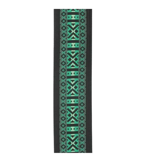 Correa para guitarra textil de 5 cm, Monterey 3 - Verde