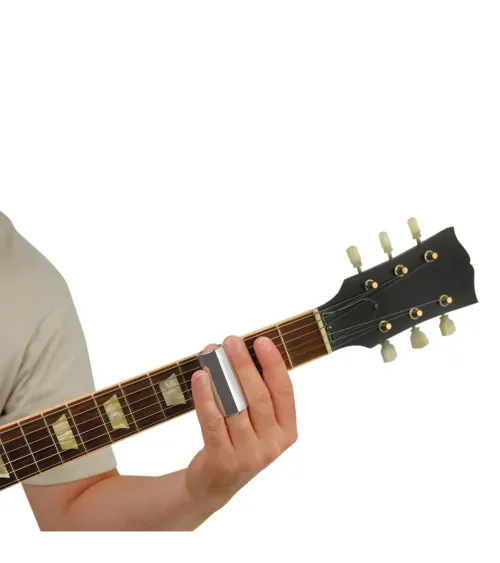 Deslizador cromado D'Addario para bajo, pequeño.