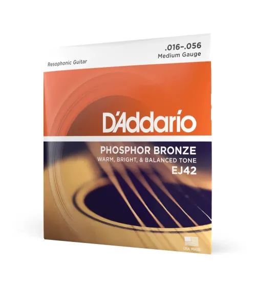 D'Addario EJ42, cuerdas para guitarra resofónica, 16-56