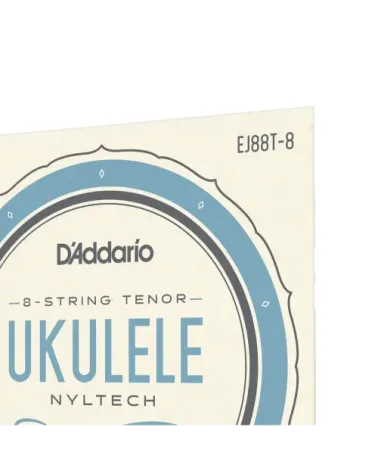 D'Addario EJ88T-8. Juego de cuerdas de Nyltech para ukelele. Tenor de 8 cuerdas
