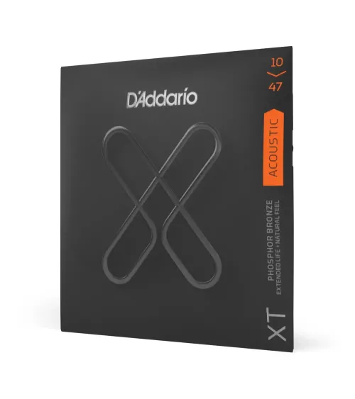 D'Addario XTAPB1047, XT Acoustic Phosphor Bronze,  calibre fino, 10-47