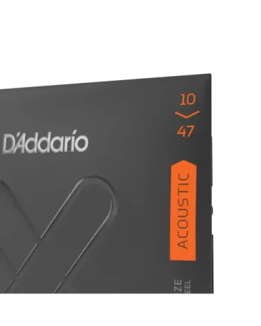 D'Addario XTABR1047, XT Acoustic 80/20 Bronze, calibre fino, 10-47