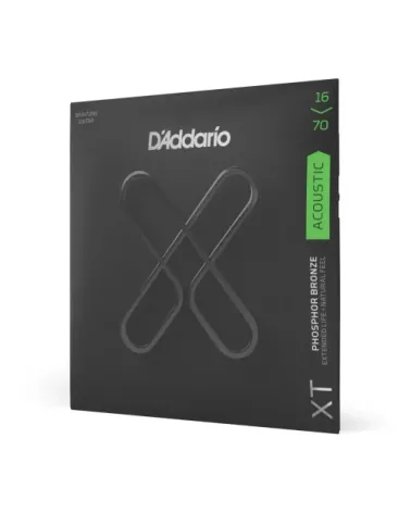 D'Addario. XTAPB1670, XT Acoustic Phosphor Bronze, calibre medio, barítono, 16-70