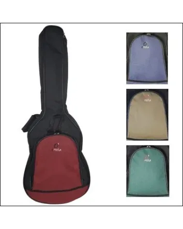 FUNDA GUITARRA CLASICA REF. 37 MOCHILA SIN LOGO 0780 rojo