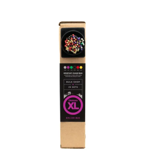 D'Addario EXL120-B25, cuerdas con entorchado en níquel para guitarra eléctrica, extra blandas, 9-42, 25 juegos