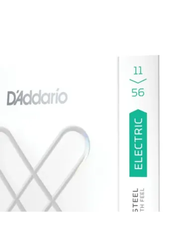 Cuerdas para guitarra eléctrica XS Nickel, calibre medio en agudas/extragrueso en graves, 11-56